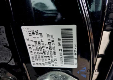 2014 Honda Crosstour Exl z USA, uszkodzony, nr VIN 5J6TF1H5XEL000332